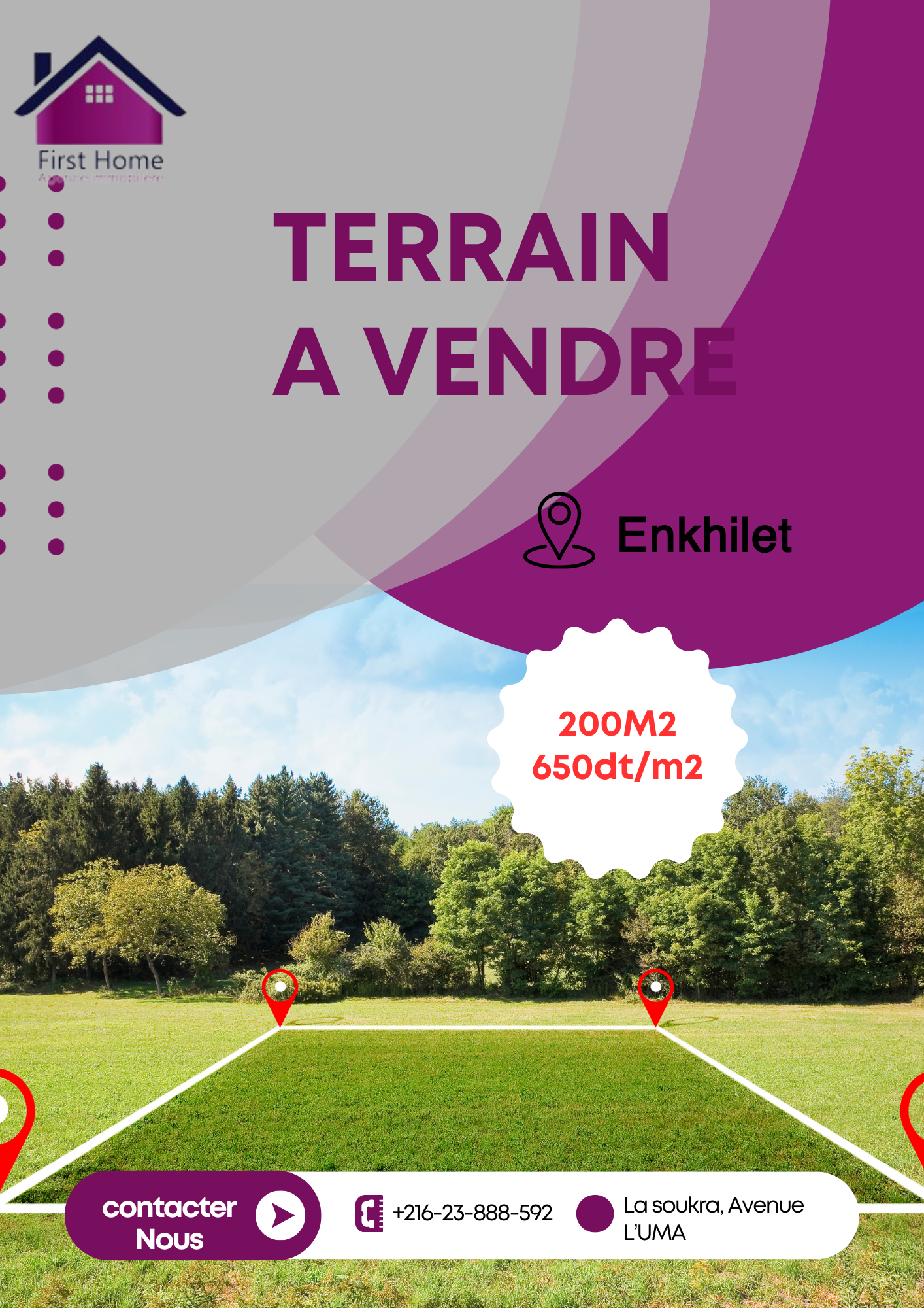 Terrain enkhilet