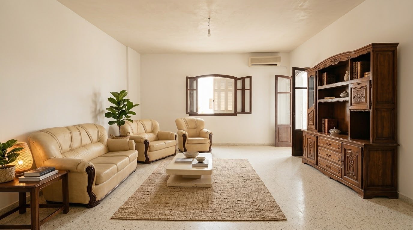 Etage de villa à cité ghazela riadh andalous