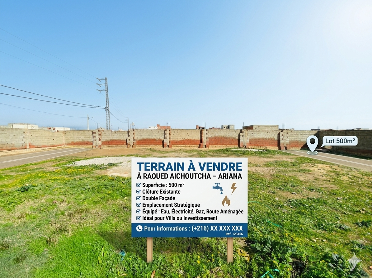 Terrain raoued ariana