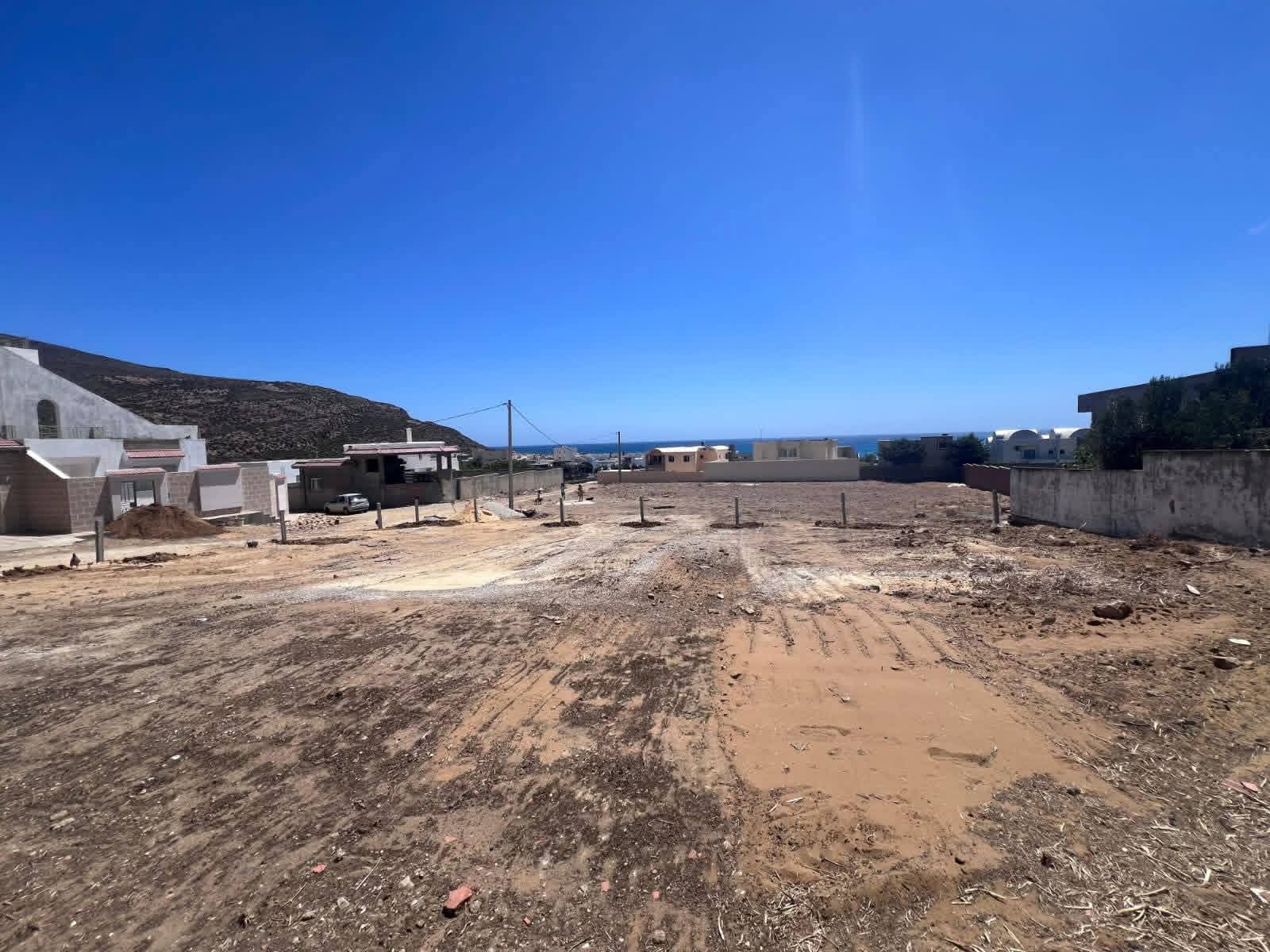 Terrain a la plage el haouaria de 650m2
