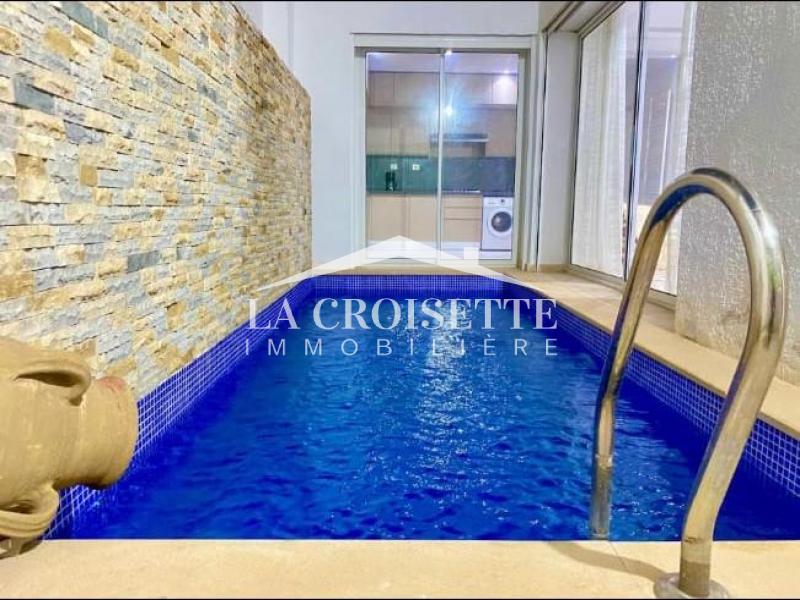 Appartement s3 meublé à la marsa mal2382
