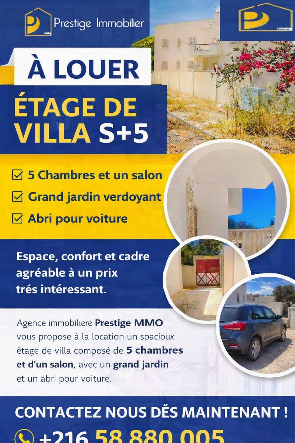 Étage de villa s plus 5