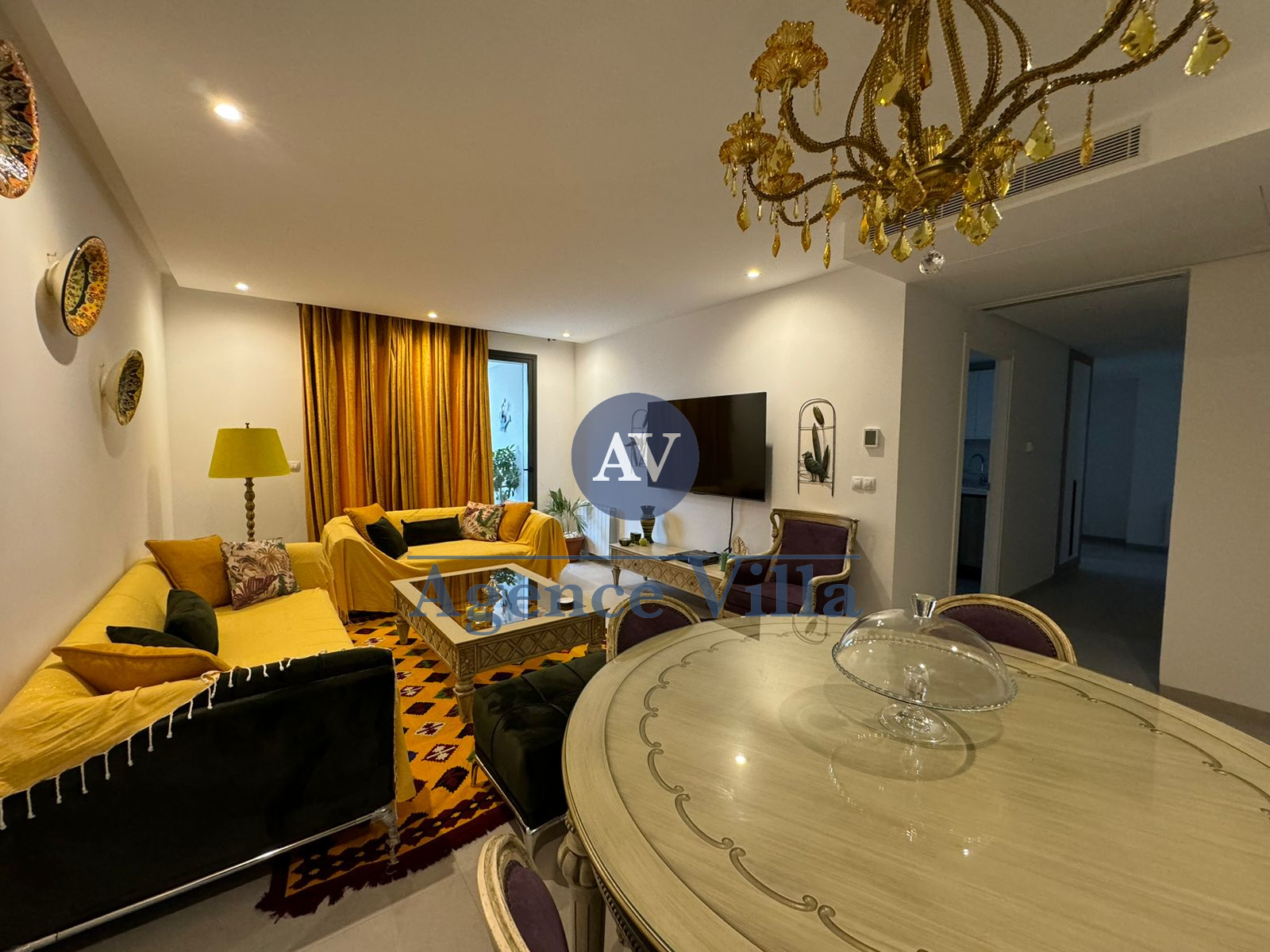 Appartement s2 meublé à ain zaghouan nord