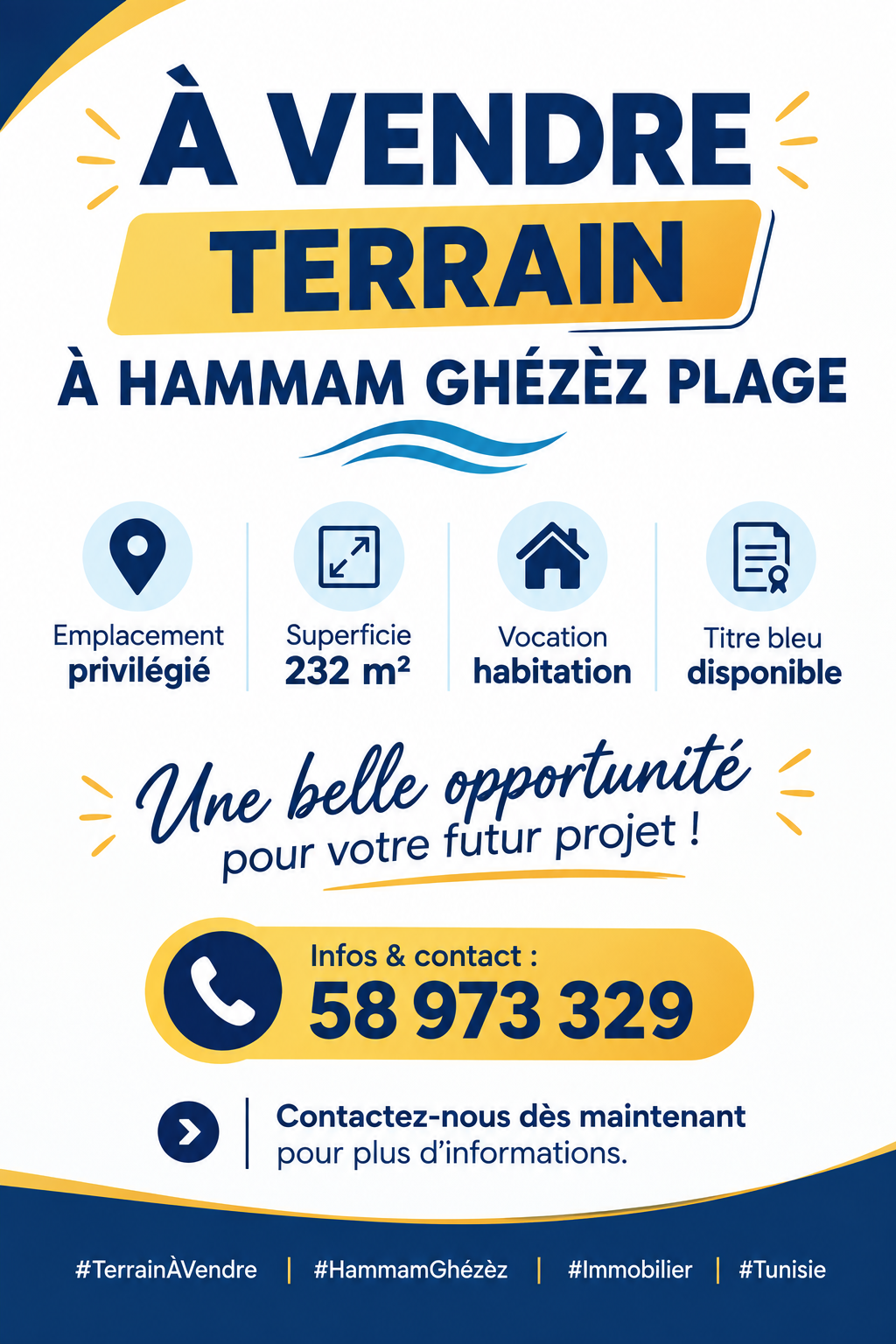 Terrain plage