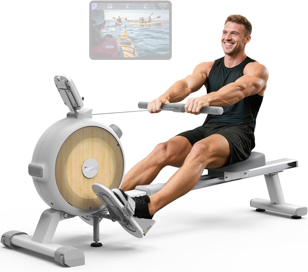 Rameur magnétique pro cardio musculation p row