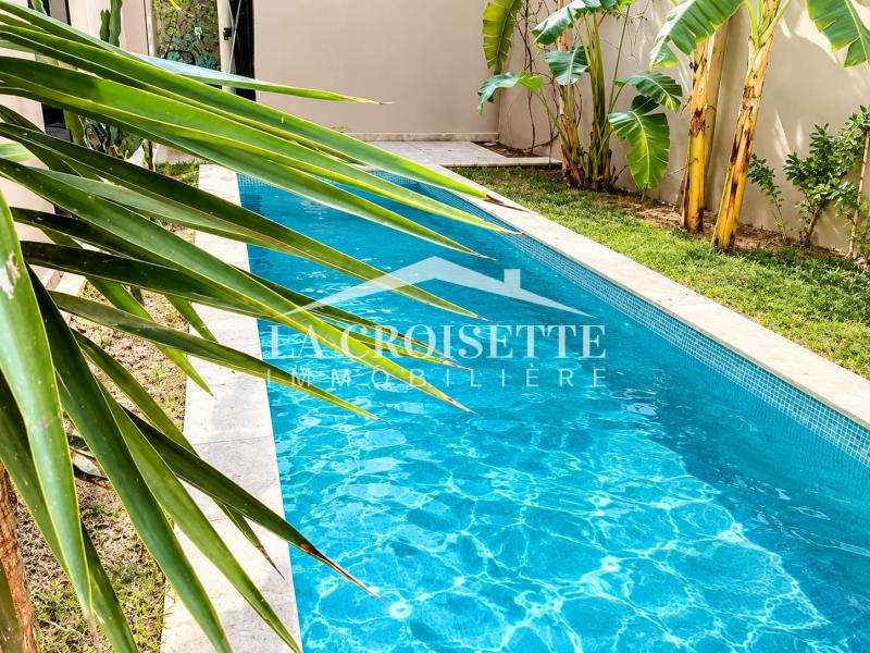 Villa meublée s3 avec piscine à gammarth mvl0041