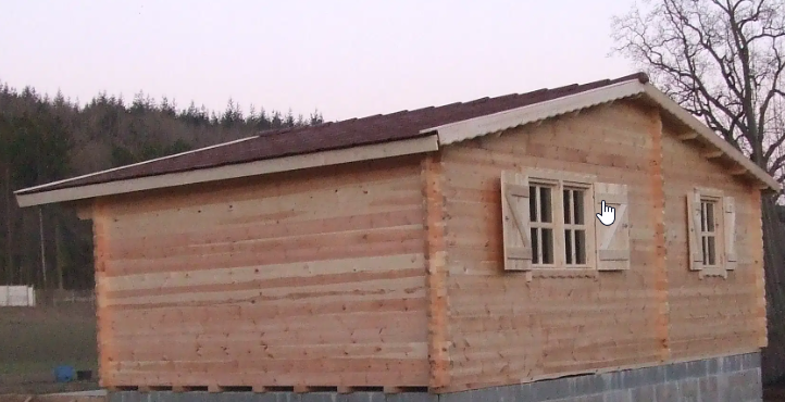 Bungalow chalet 25m2 en bois démontable