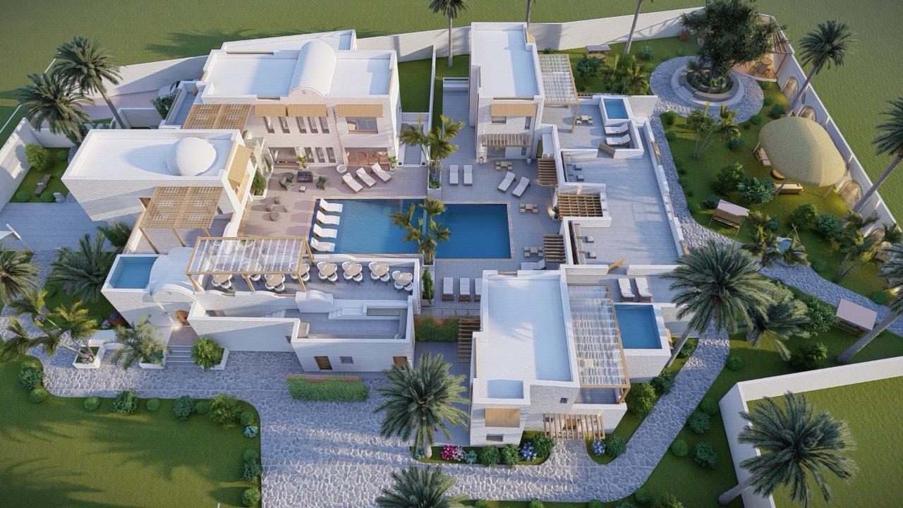 Villas plus maison d'hotes