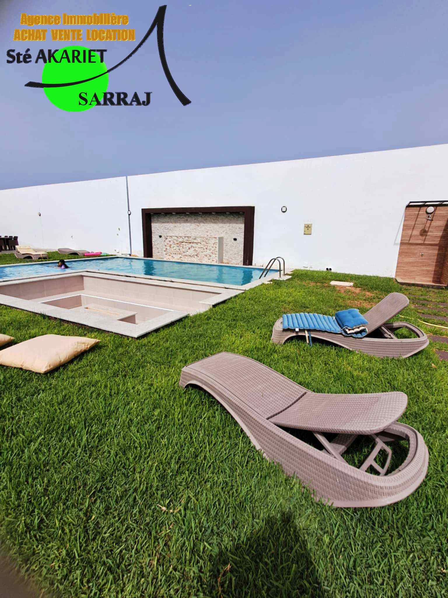 Des villas avec piscine neuf à kalaa kebira