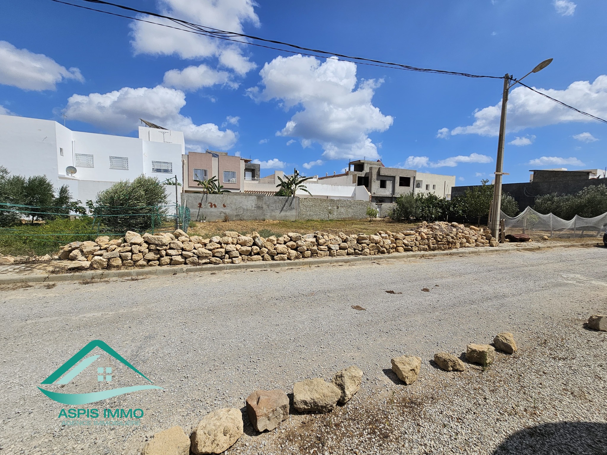 Vt477 terrain 264 m2 à cité riadh 2 kelibia