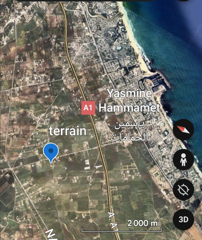 Terrain à hammamat