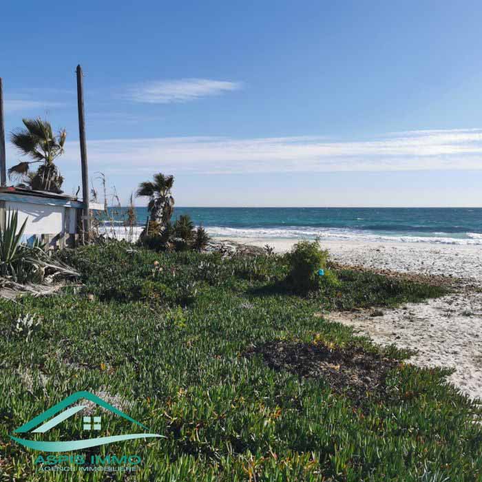 Vt791 terrain 561 m2 à plage ain grinz kelibia