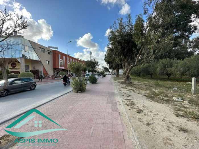 Vt812 terrain commercial 580 m2 à kelibia