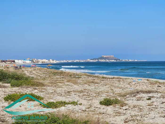 Vt838 terrain 340 m2 à plage dherwa kelibia