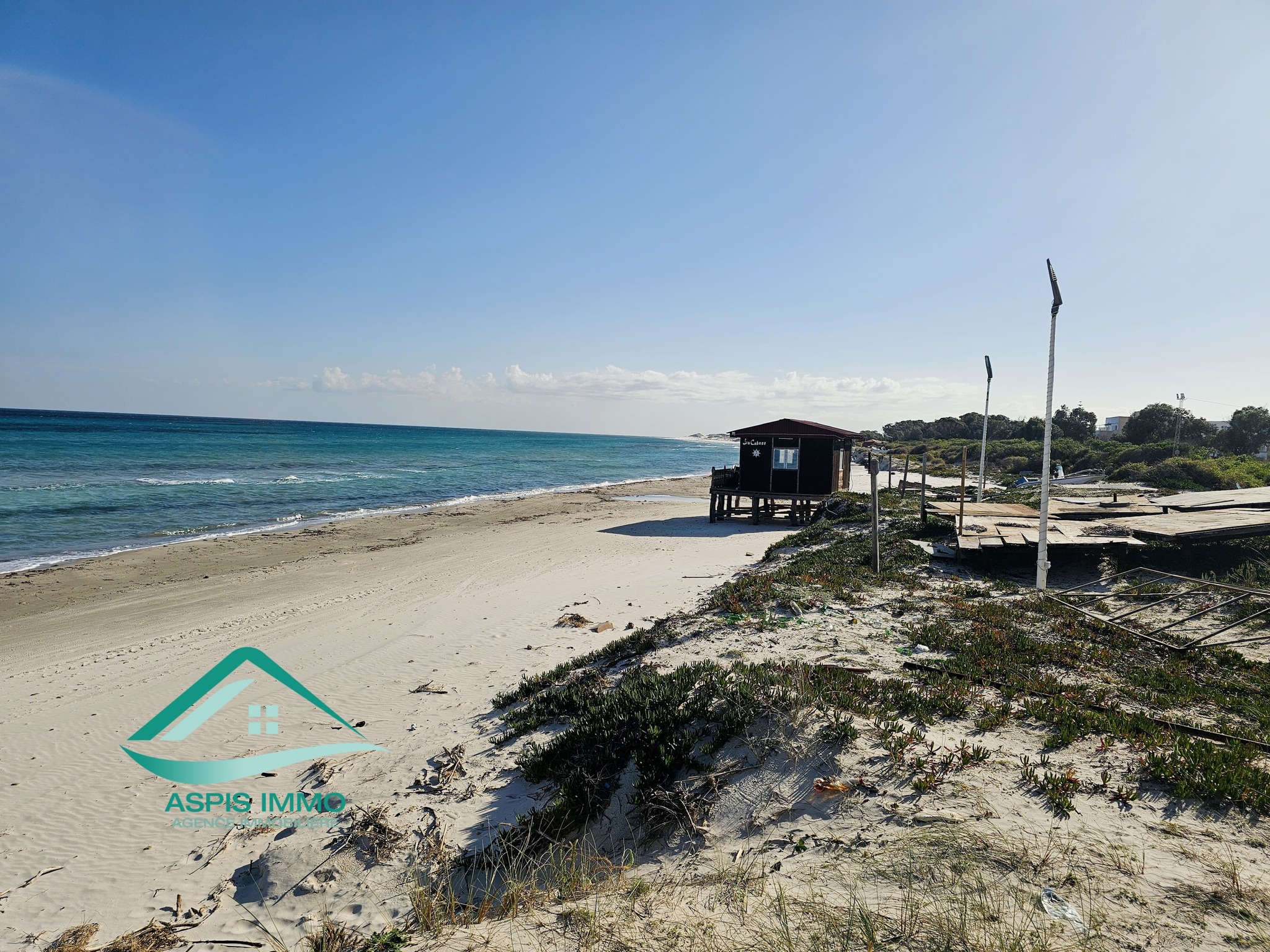 Vt843 terrain 399 m2 à plage hammem ghzeez
