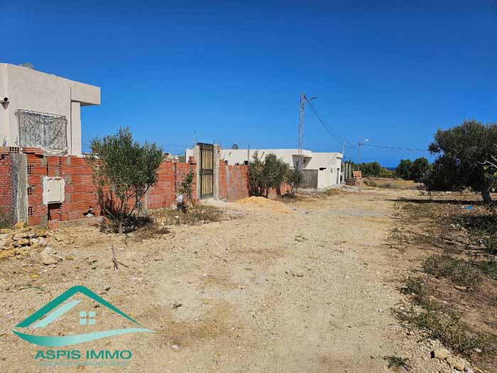 Vt853 terrain 395 m2 à hammem ghzeez