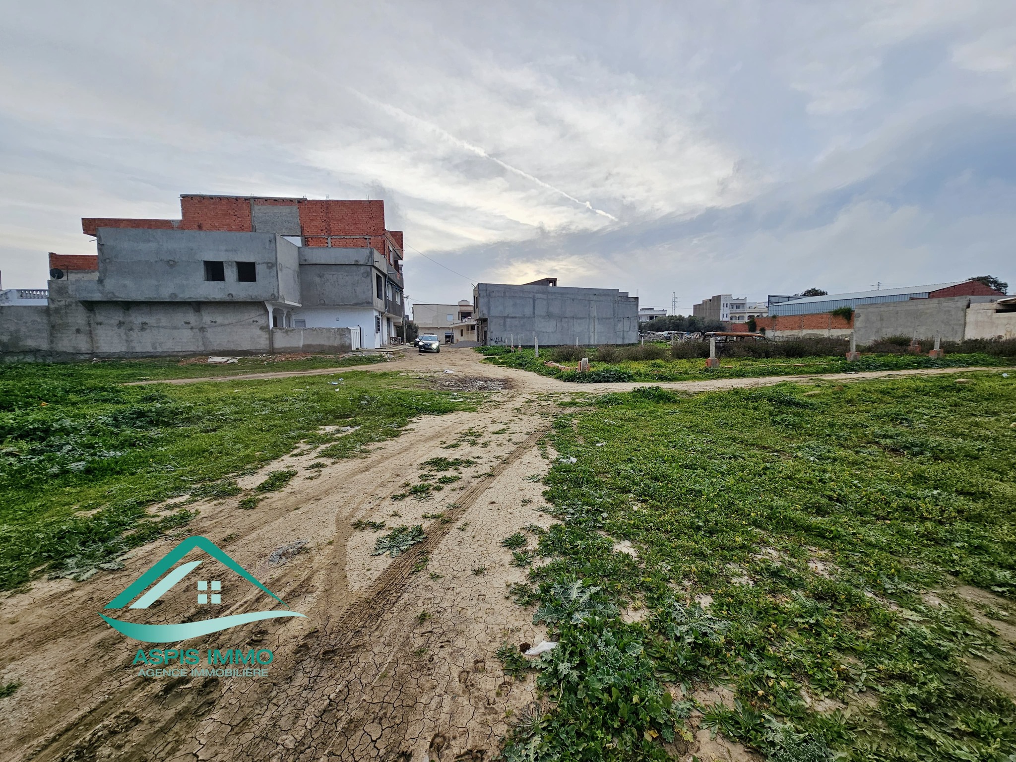Vt976 terrain 261 m2 à cité ksiba kelibia