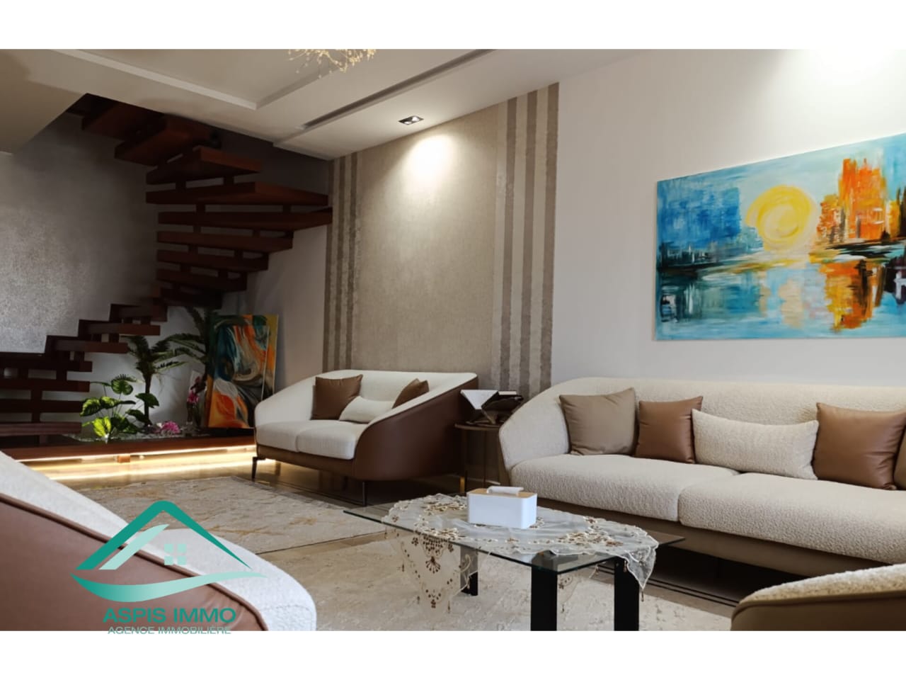 Vt985 duplex 117 m2 meublé à kelibia
