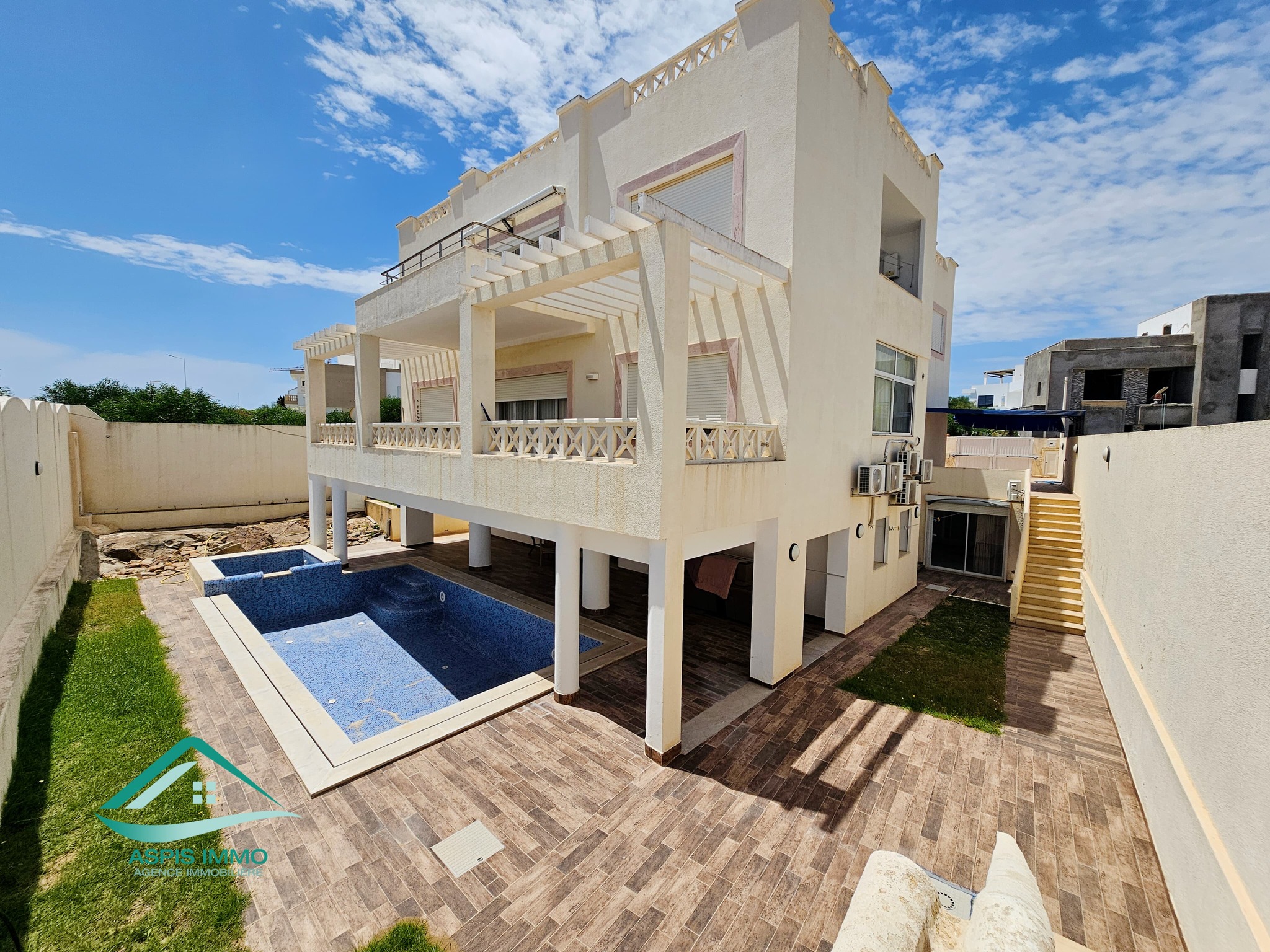 Vt988 villa avec piscine à kelibia la blanche