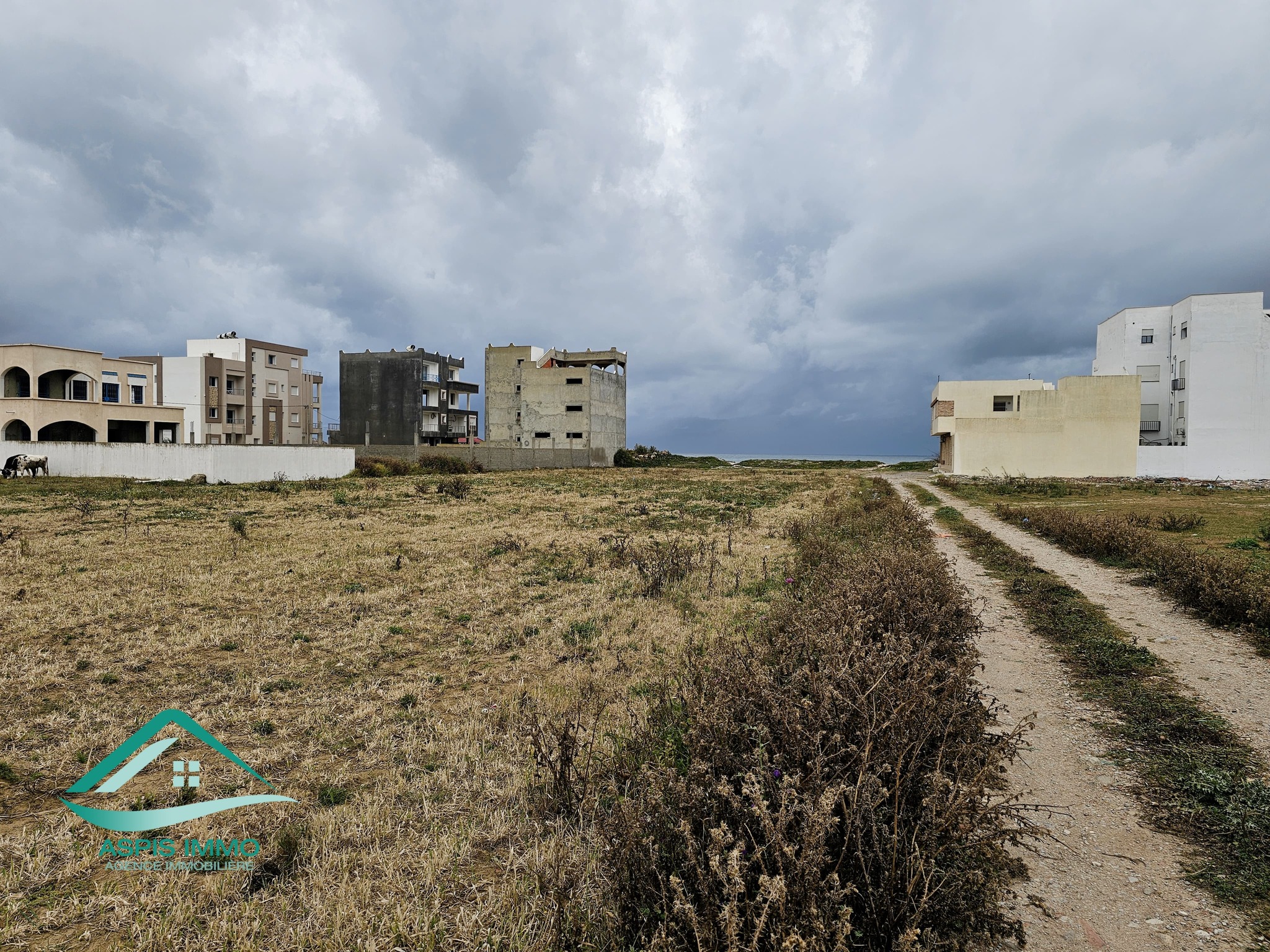 Vt992 terrain 500 m2 à plage ain grinz kelibia
