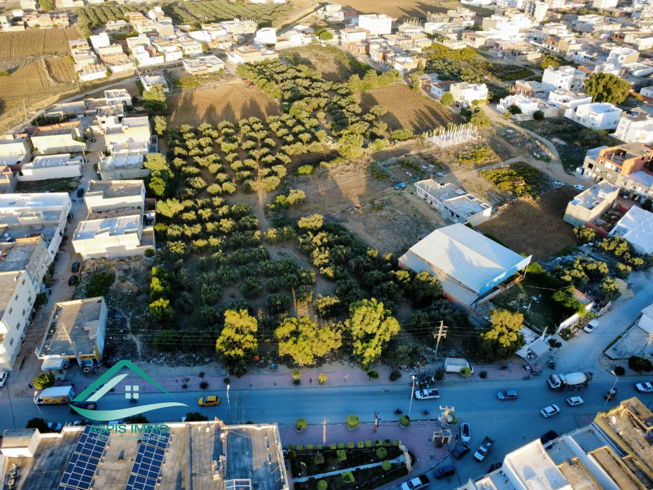 Vt684 terrain commercial 13500 m2 à kelibia