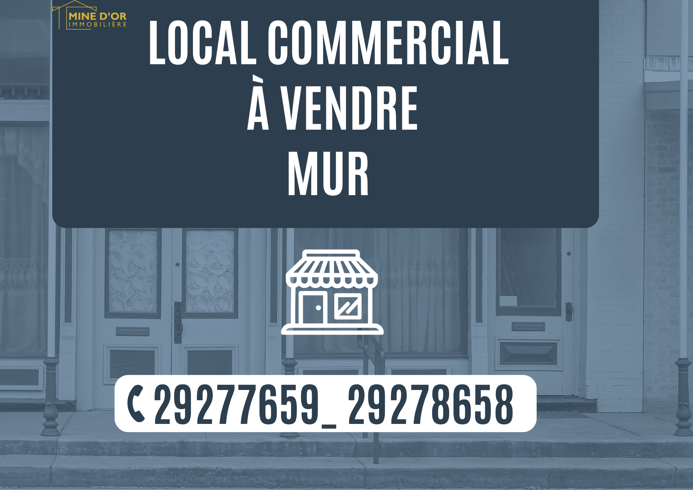 Local commercial av mur au lac 1