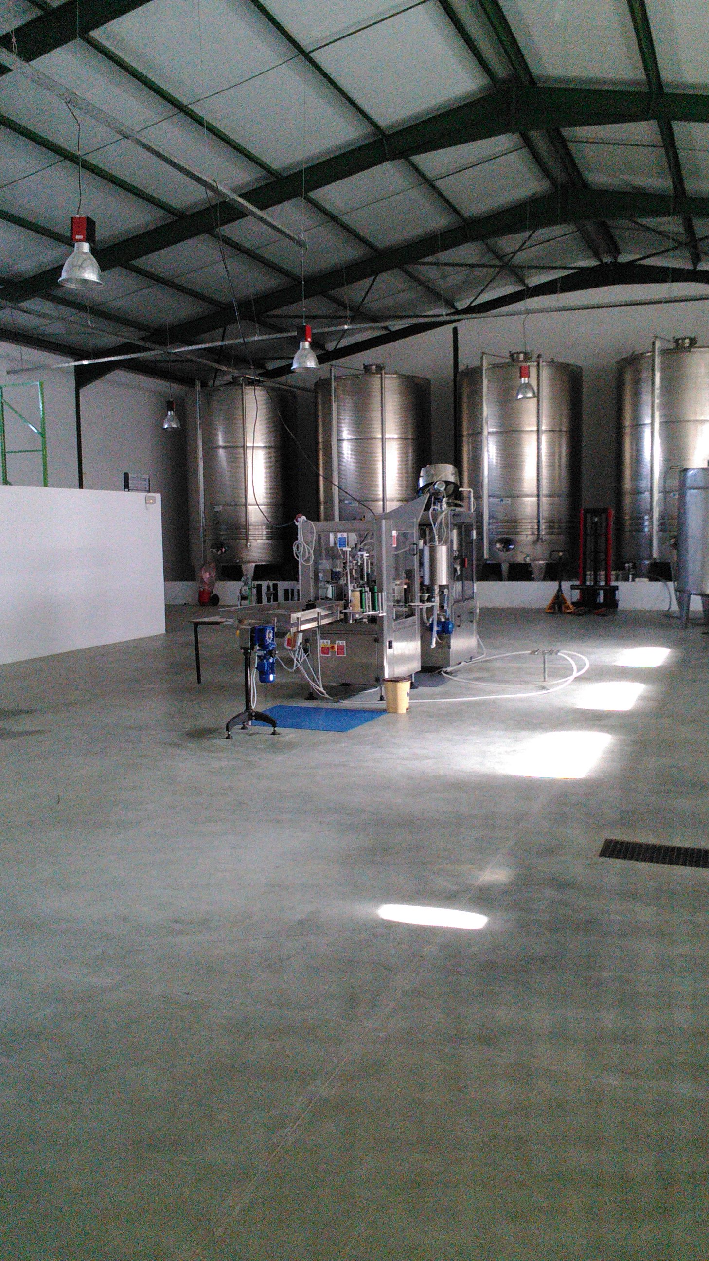 Usine de conditionnement d'huile d'olive