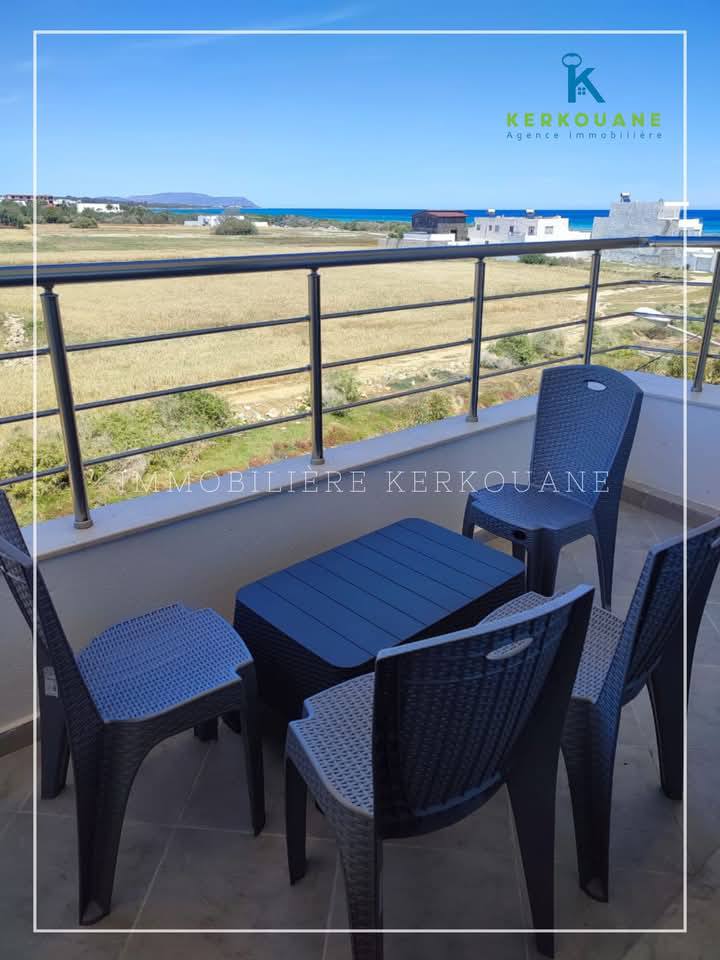 Appartement avec vue mer à plage hammem ghezez