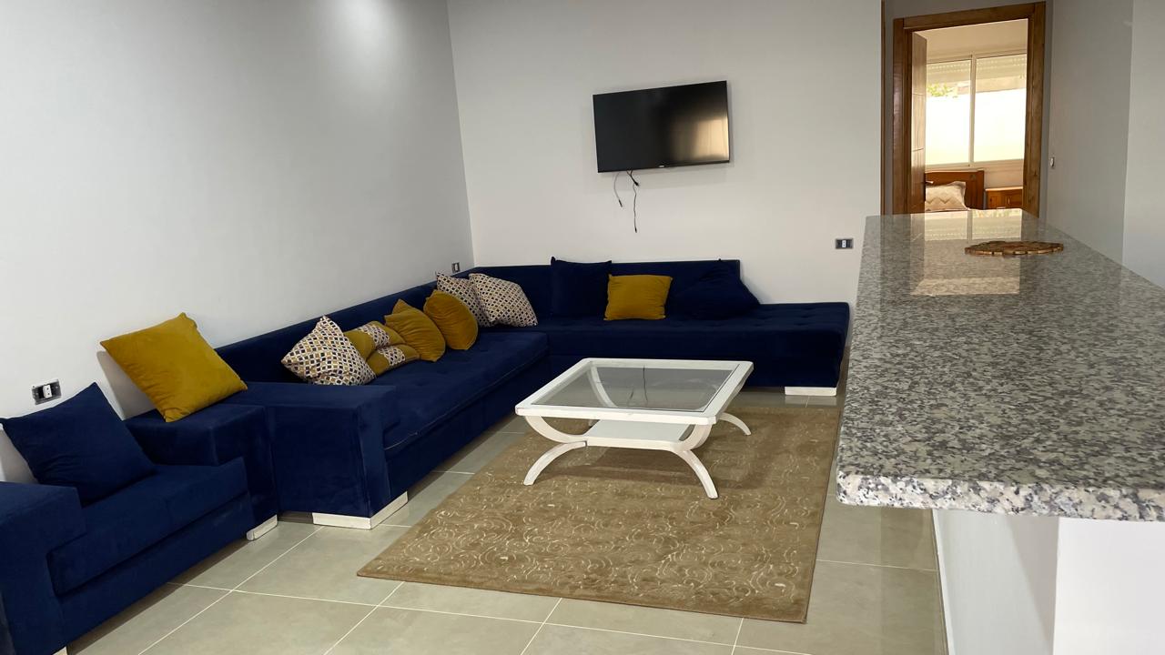Appartement au rdc à plage hammam el ghazez