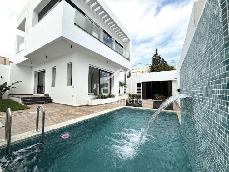 Villa moderne avec piscine à hammamet nord