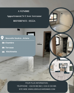 A appartement s1 avec terrasse ref1355a