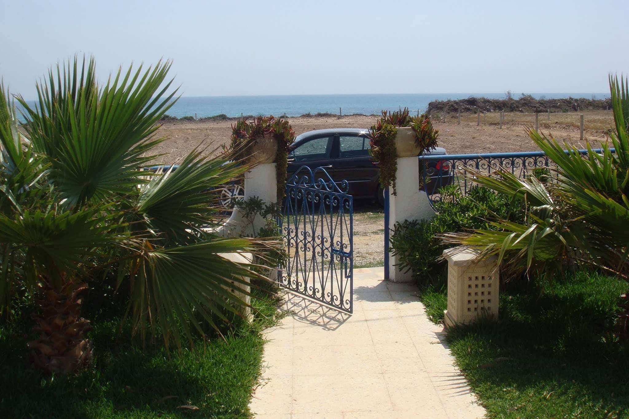 Villa premier position de la plage
