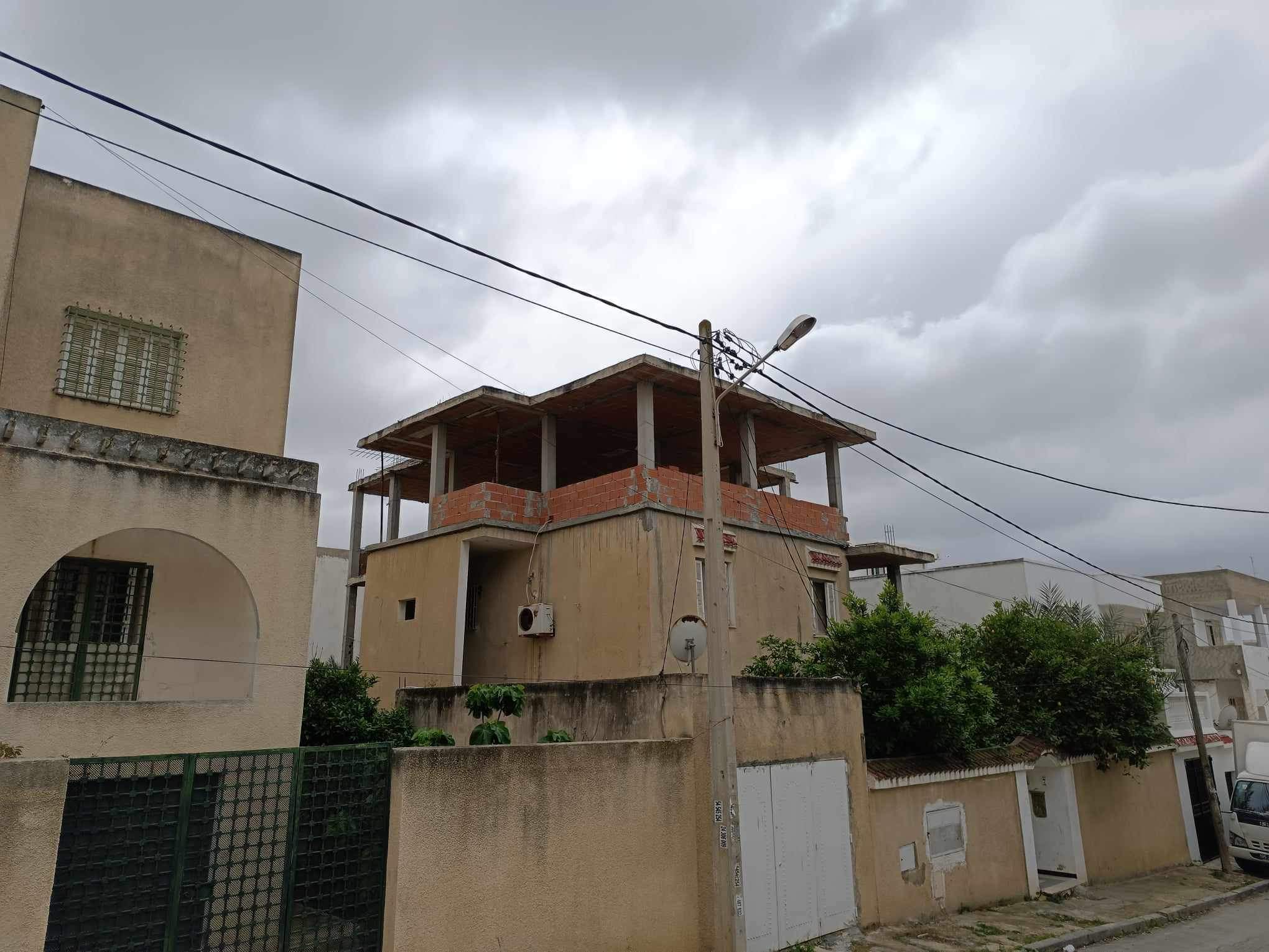Etage en cours de construction