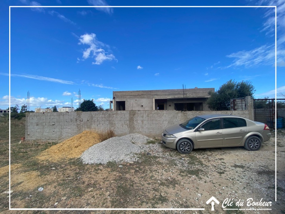 Maison plain pied inachevée à sidi salah