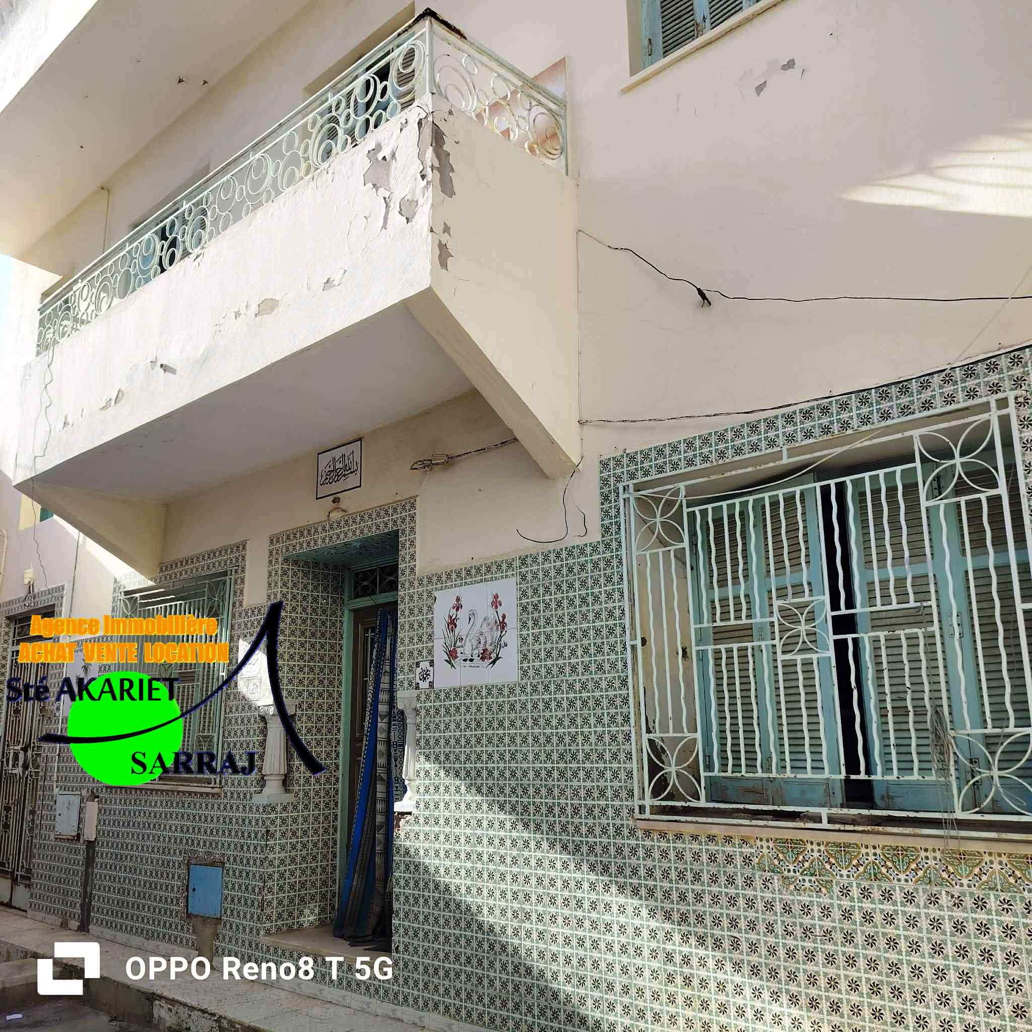 Maison et 2 étages moyen standing à hammem sousse