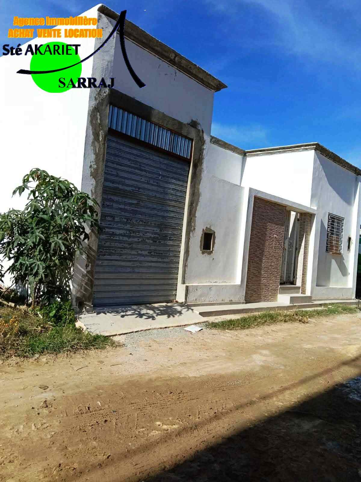Maison indépandant manque de finition à akouda
