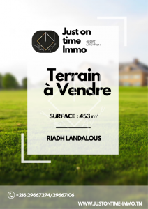 terrain riadh landalous ref271a
