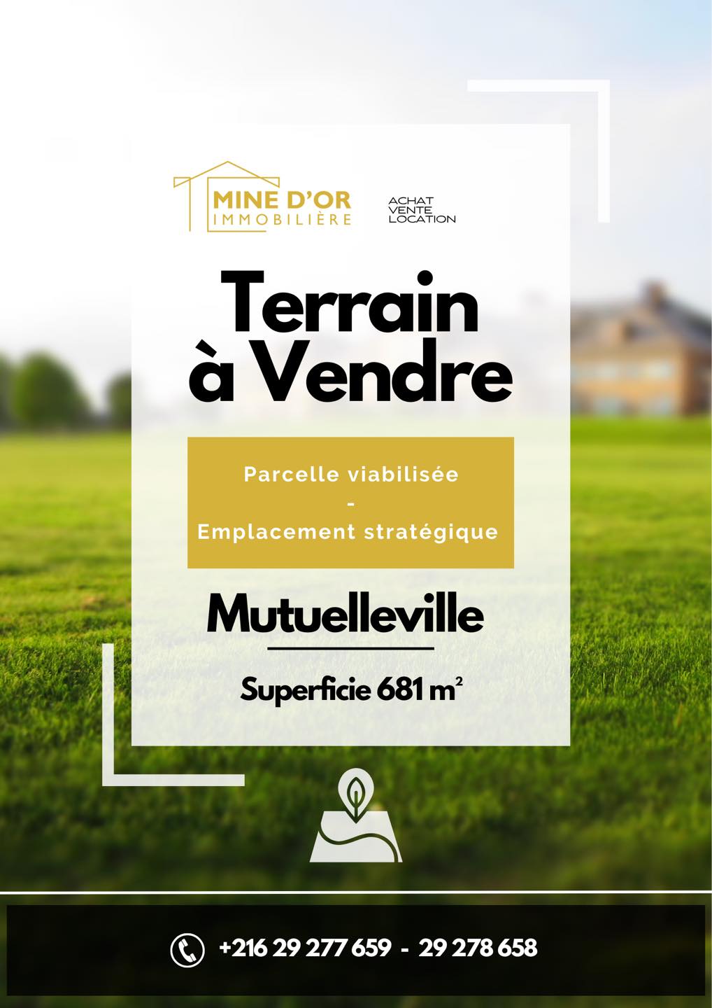 Av terrain accessible et dans un cartier calme