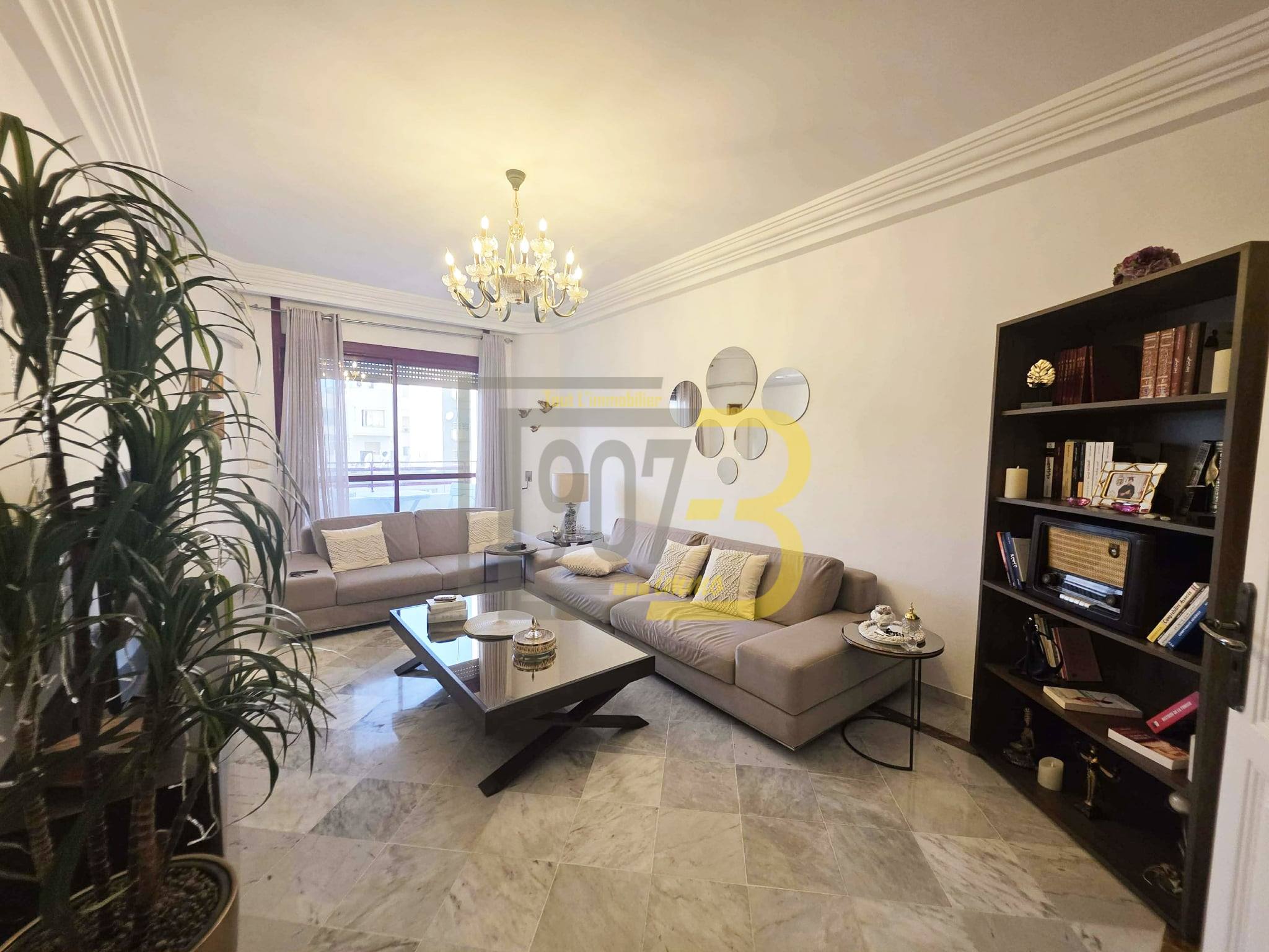 Un appartement s3 retapé à cité ennasr