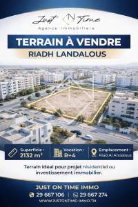 Terrain riadh landalous ref292a