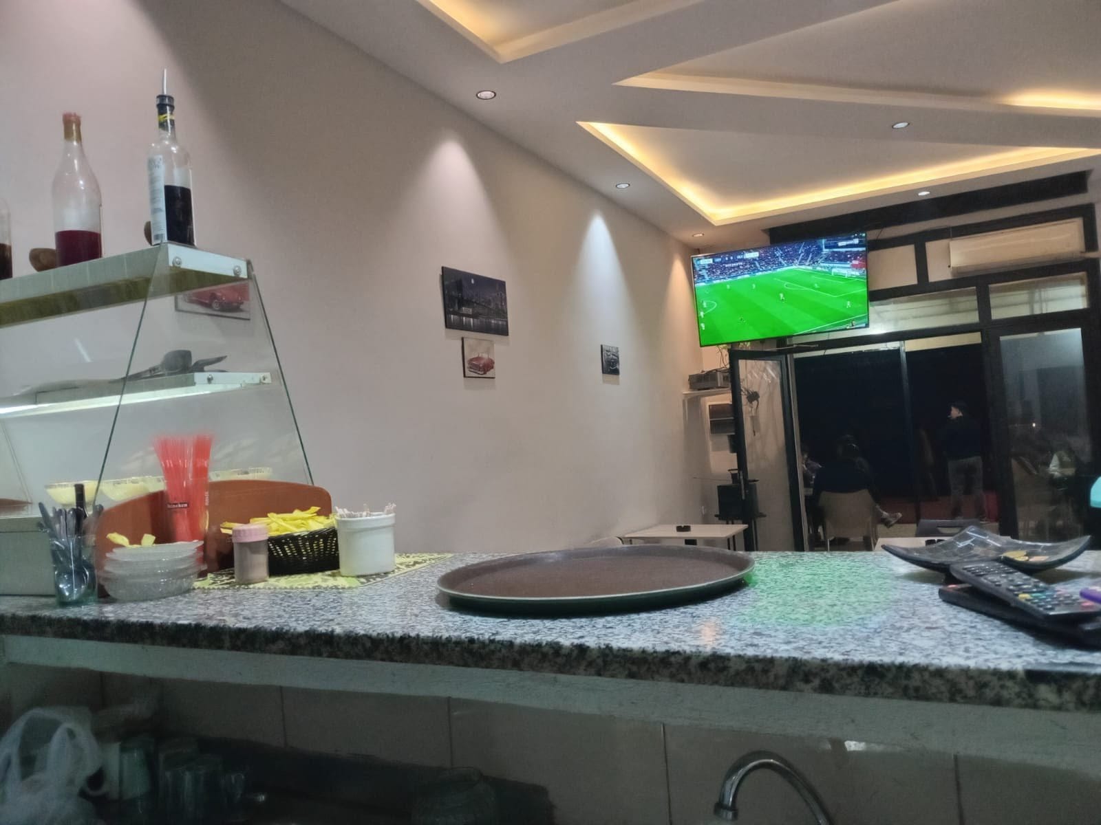Fon de commerce cafétéria