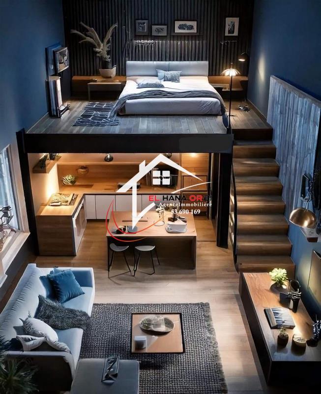 Nouveau projet sur plan appartement s0 à mahdia