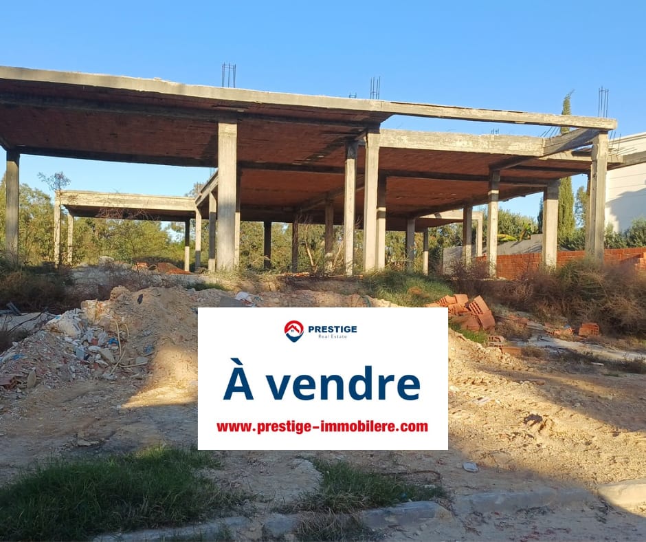 Une villa inachevé au golf palm links monastir