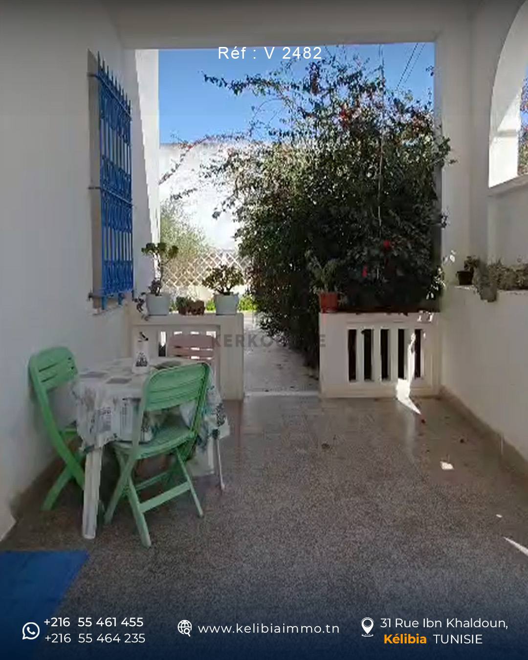Une maison arabe traditionnelle a kélibia
