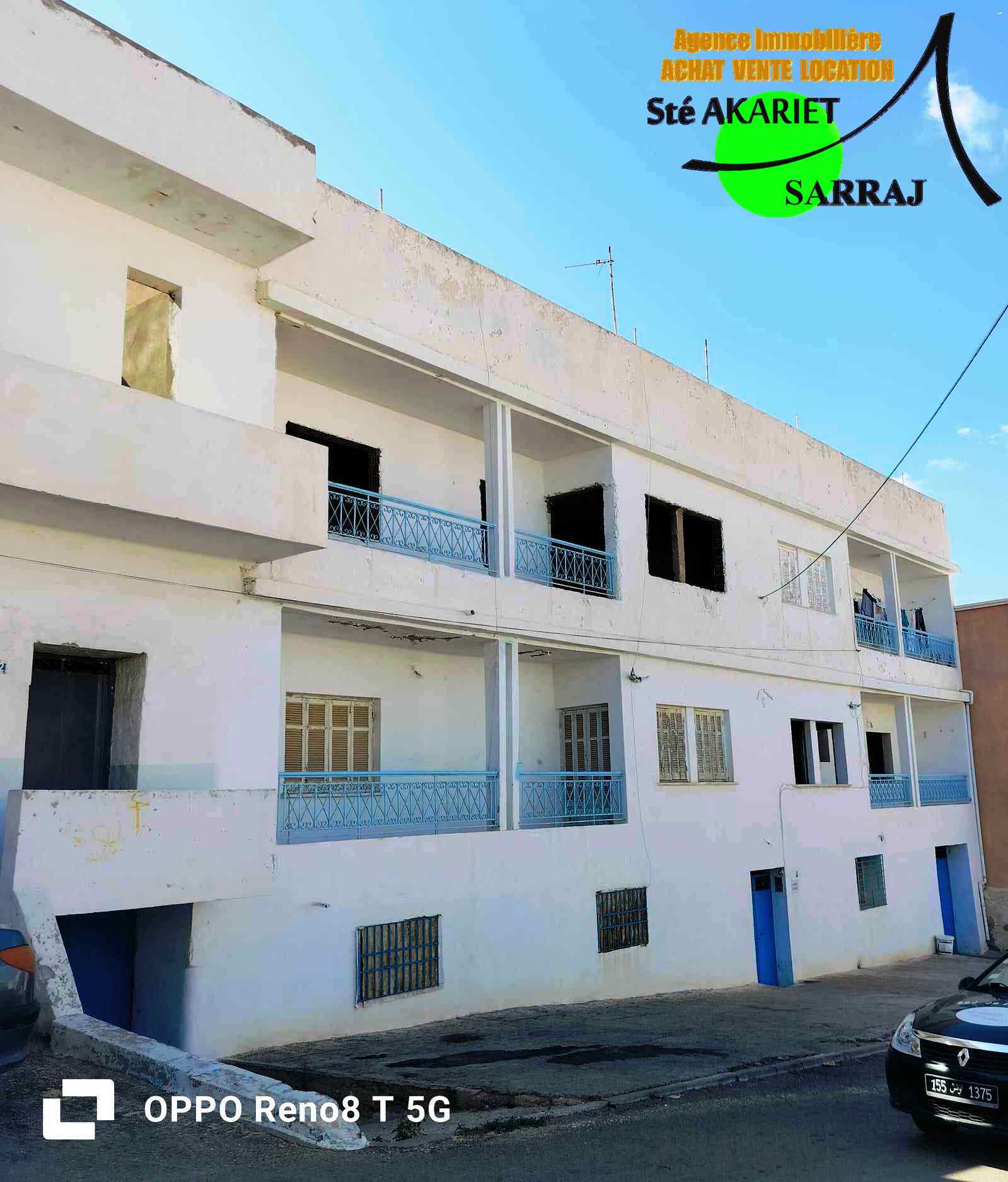 Immeuble r2 moyen standing à hammem sousse