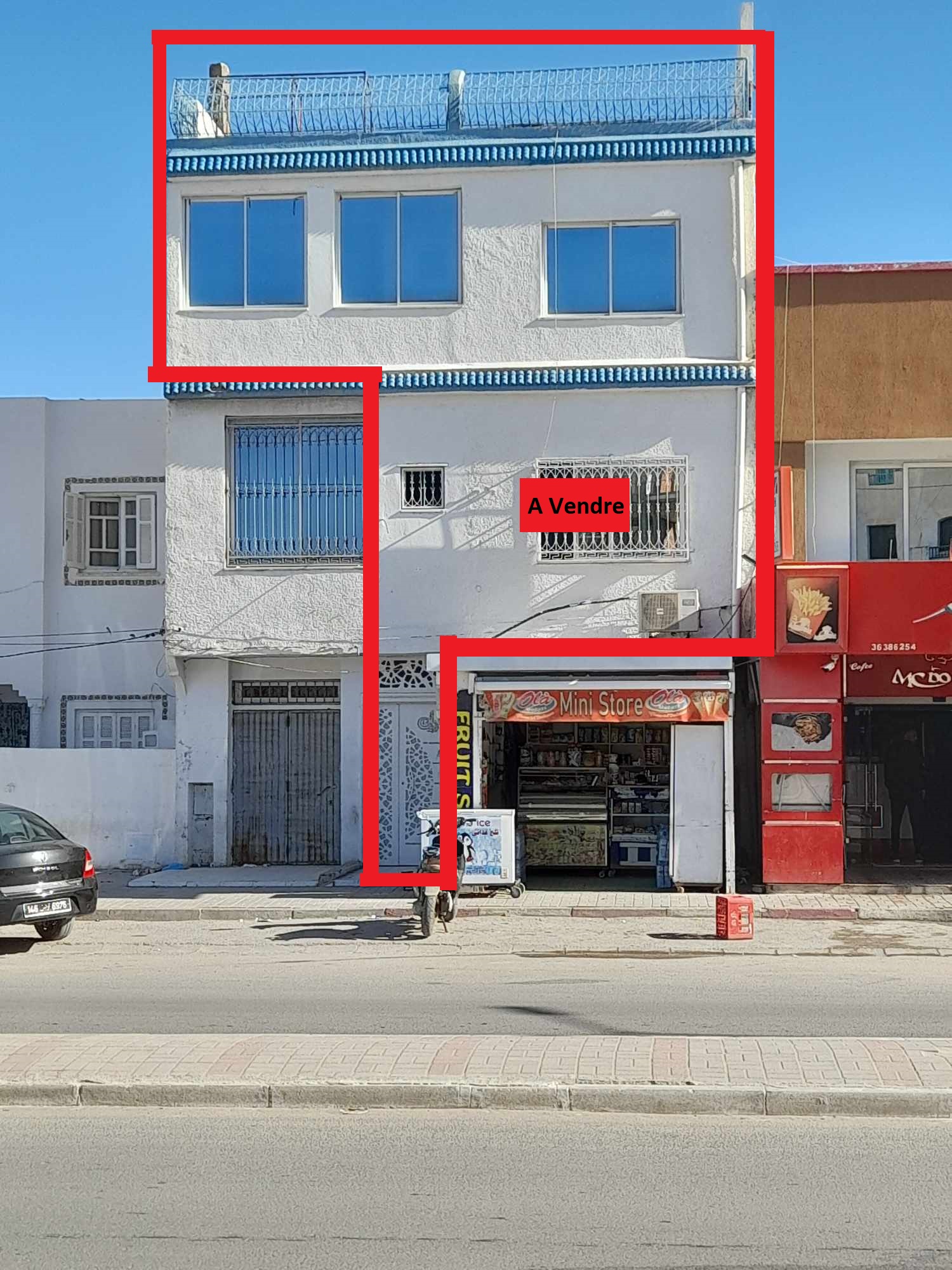Appartements ou bureaux la rue principale mansoura