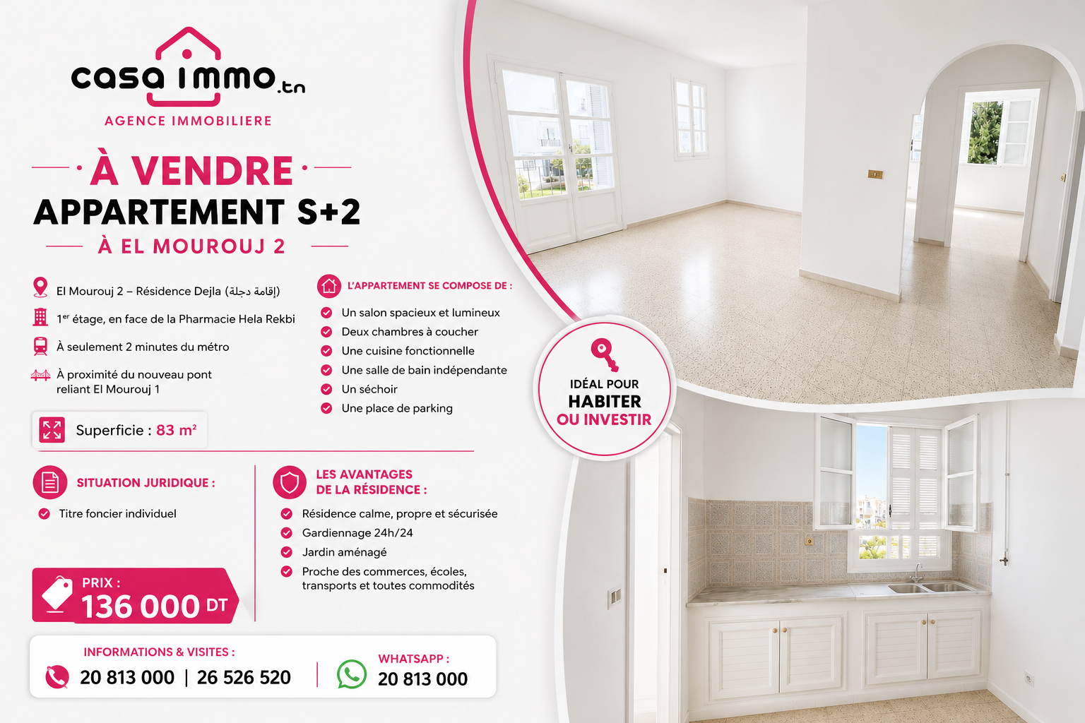 Opportunité s2 a mourouj