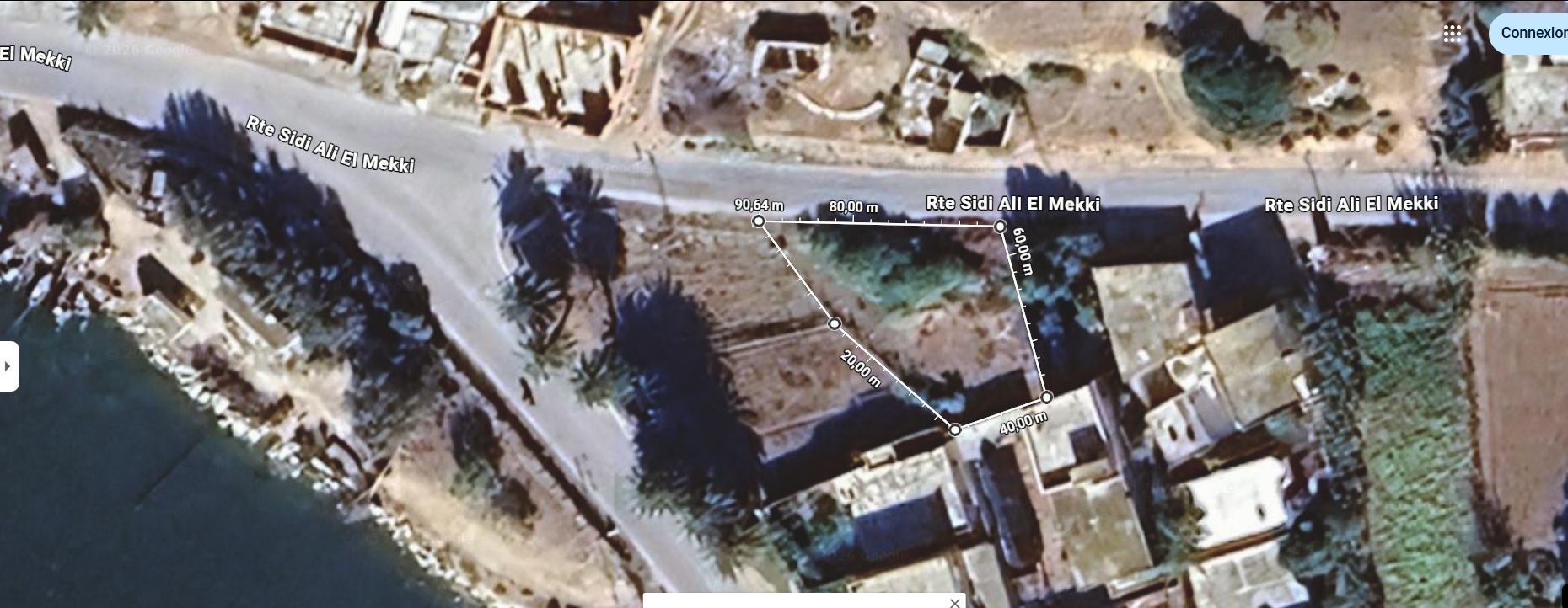Terrain route sidi ali el mekki