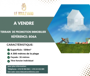 A terrain 1319m r6 pour une ref806a