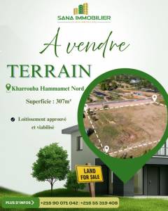 A terrain hammamet nord ref558a